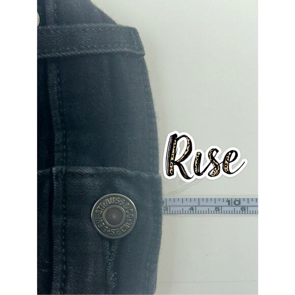 Levi’s Women’s 30 Curvy Bootcut Jeans Black Mid Rise Stretch Flare Denim Classic - Picture 10 of 11